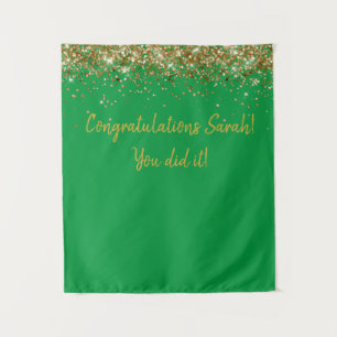 Custom Backdrop Graduation Party Photo Booth Gold