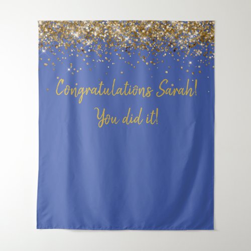 Custom Backdrop Graduation Party Photo Booth Gold
