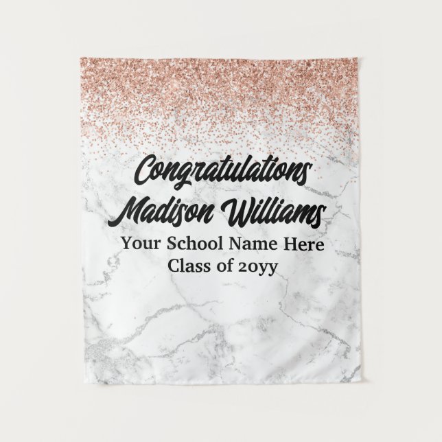 Custom Backdrop Graduation Party Photo Booth Prop (Front)