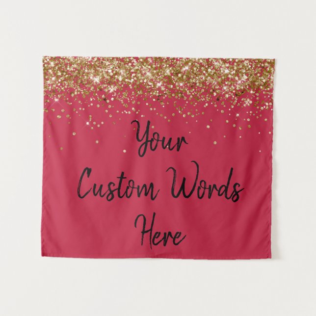 Custom Backdrop Personalized Photo Booth Back drop (Front (Horizontal))