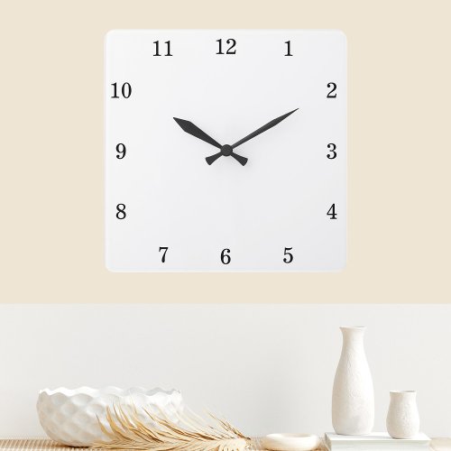 Custom Background Color Personalized Wall Clock