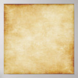 Custom Background Parchment Paper Template Poster at Zazzle