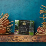 Custom Background Photo Business Real Estate Award Plaque