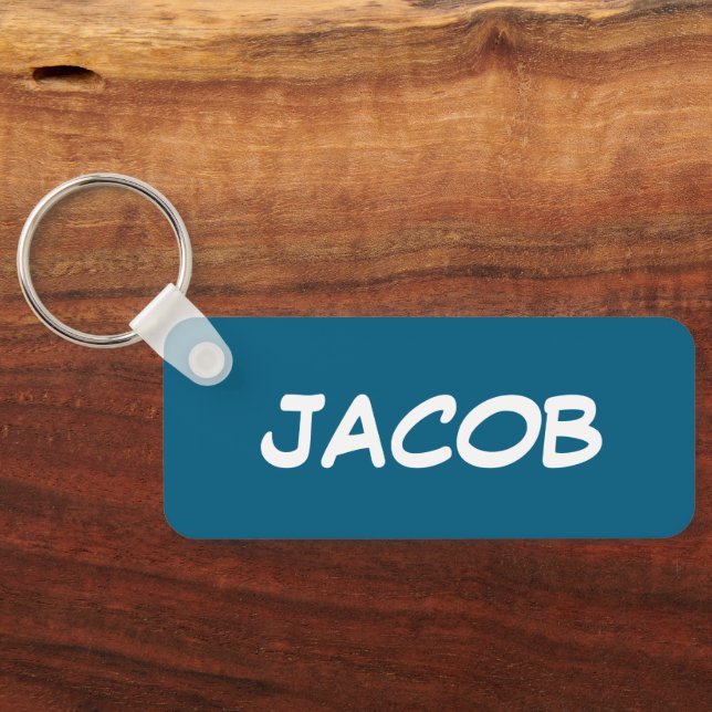 Custom Backpack Tag Keychain (Back)