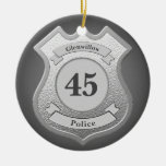 Custom Badge Ceramic Ornament at Zazzle