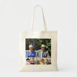 Custom Bag, 6 Photo Collage Tote Bag