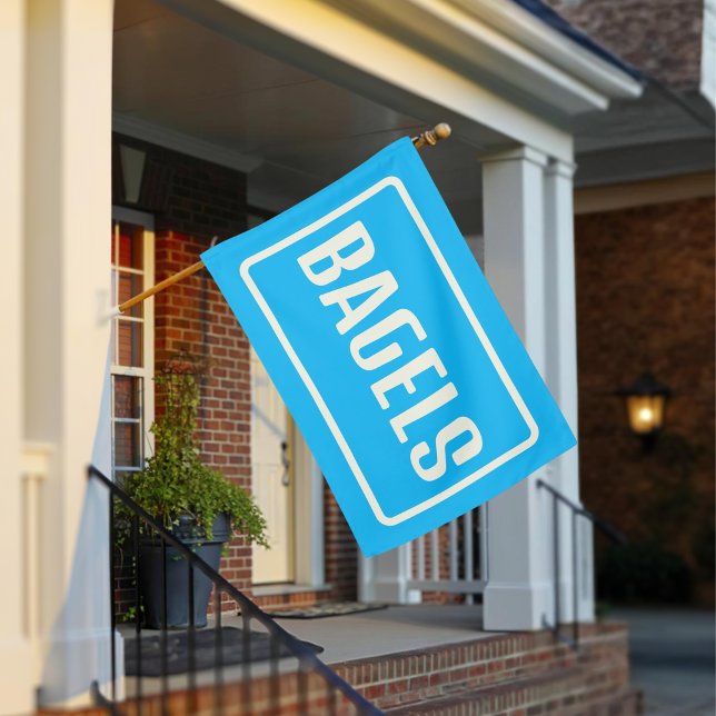 Custom Bagels Food Court Business Banner House Flag (Creator Uploaded)