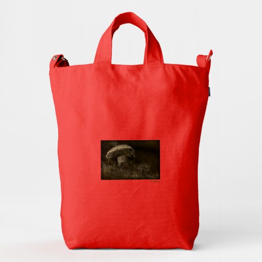 Custom Baggu Duck Bag Mushroom With Saying