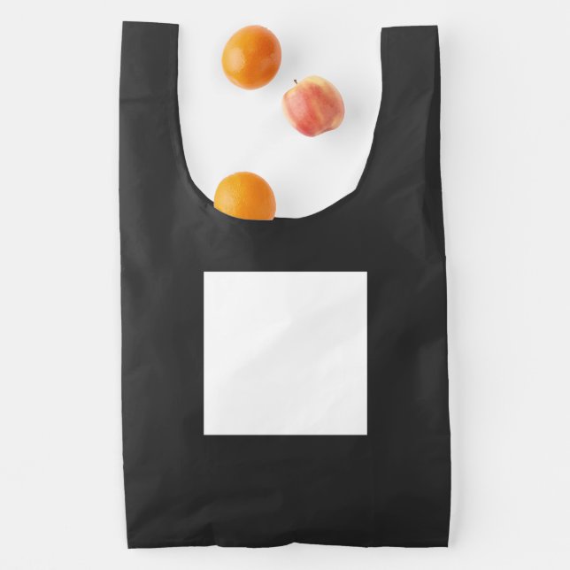 Custom BAGGU Reusable Bag, Black Reusable Bag (Insitu)