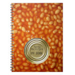 Custom Baked Bean Notebook at Zazzle