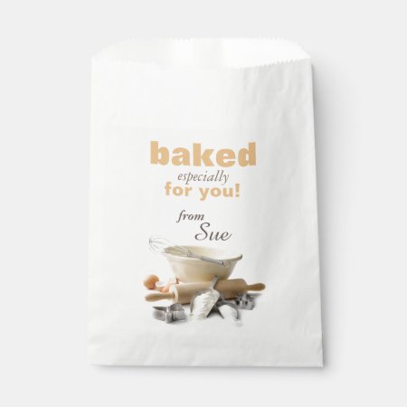 Custom Baked Especially For You Cookie Bags