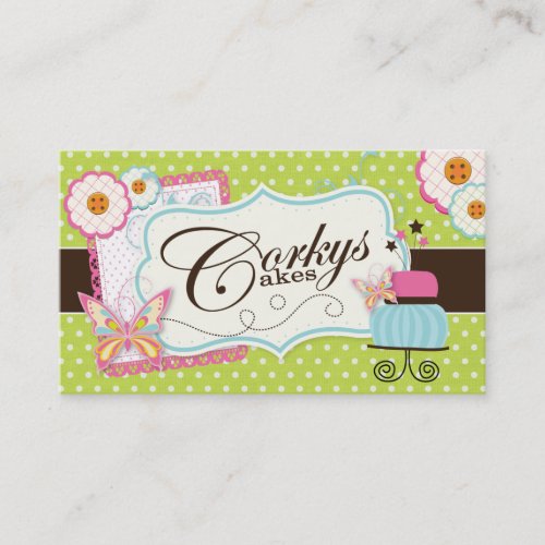 Custom Bakery Business Card