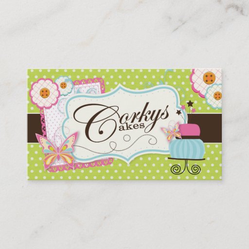 Customizable Custom Bakery Business Card