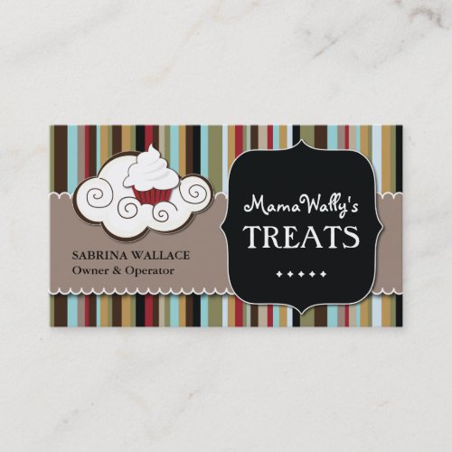 Custom Bakery Business Card