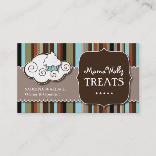 Custom Bakery Business Card