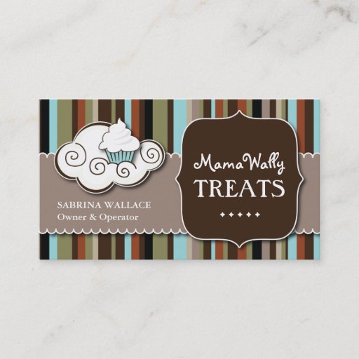 Customizable Custom Bakery Business Card