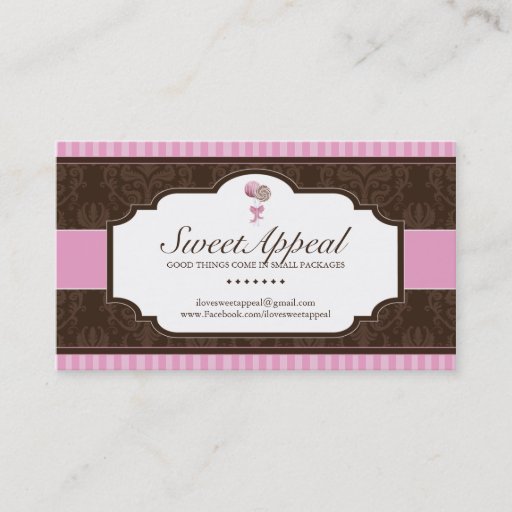 Customizable Custom bakery Business Cards