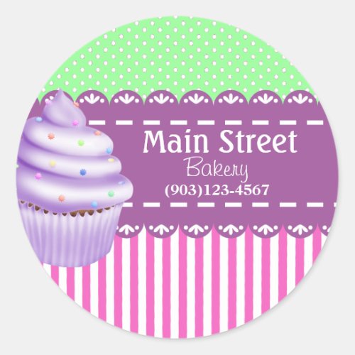 Custom Bakery Business Stickers