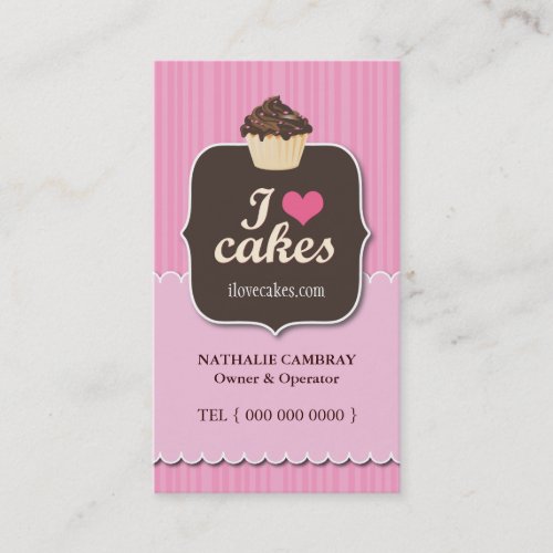 Custom Bakery Cards Business Card