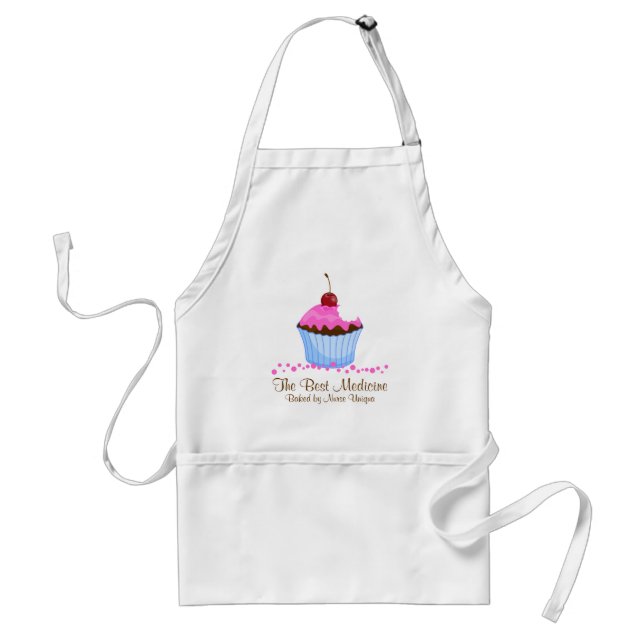 Custom Bakery Cupcake Adult Apron (Front)