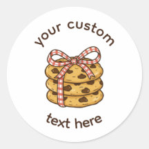 Custom Bakery Label Sticker | Cottage Bow Bake