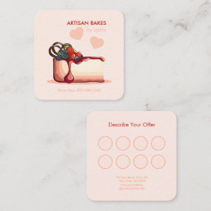 Custom Bakery Loyalty Card