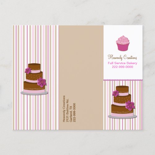 Custom Bakery Tri_Fold Mailer