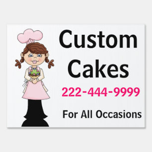 Custom Bakery Yard Sign
