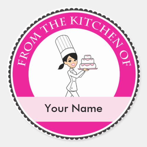 Custom Baking Label with Illustration