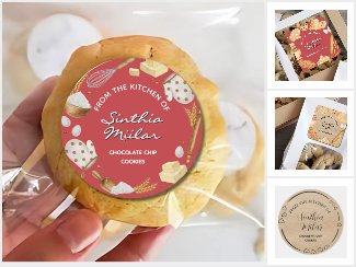 Custom baking Lables