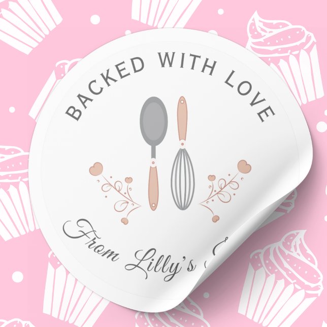 Custom Baking small business sticker (Creator Uploaded)