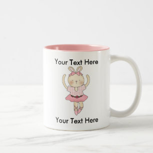 Custom Ballerina Bunny Mug - Customizable