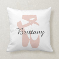 Custom Ballet Slipper Ballerina Dance Center Name
