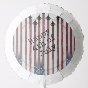 Custom Balloon 4th of July American flag airplane