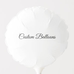 Custom Balloons
