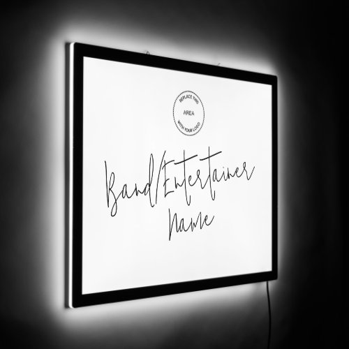 Custom Band Entertainer Name Logo Any Color  LED Sign