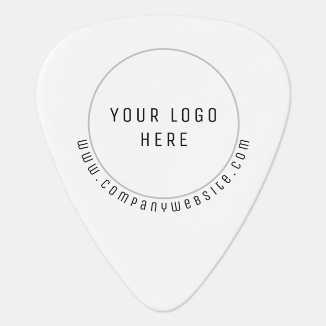 Custom Band Logo Guitar Pick (Front)