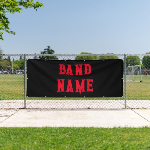 Custom Band Merch Banner