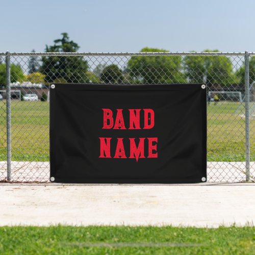 Custom Band Merch Banner