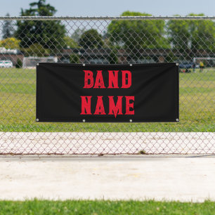 Custom Band Merch Banner