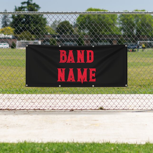 Custom Band Merch Banner (Insitu)