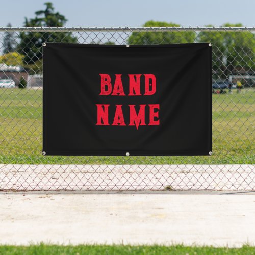 Custom Band Merch Banner