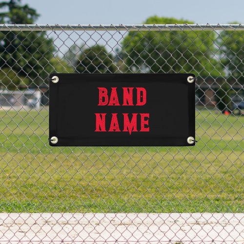 Custom Band Merch Banner