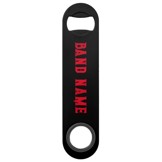 Custom Band Merch Bar Key (Front)