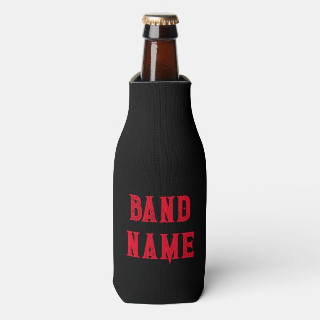 Custom Band Merch Bottle Cooler (Bottle Front)