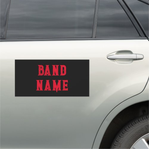 Custom Band Merch Car Magnet