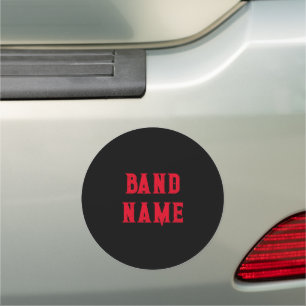Custom Band Merch Car Magnet