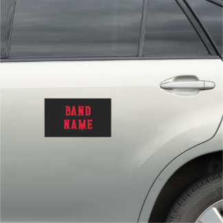 Custom Band Merch Car Magnet