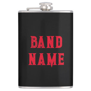 Custom Band Merch Flask