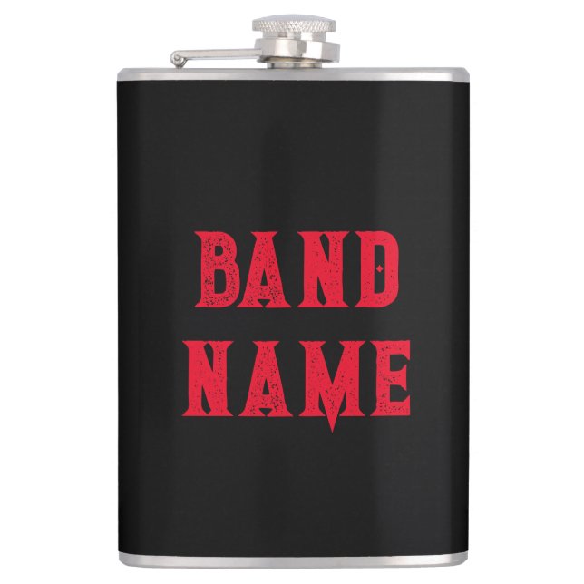 Custom Band Merch Flask (Front)